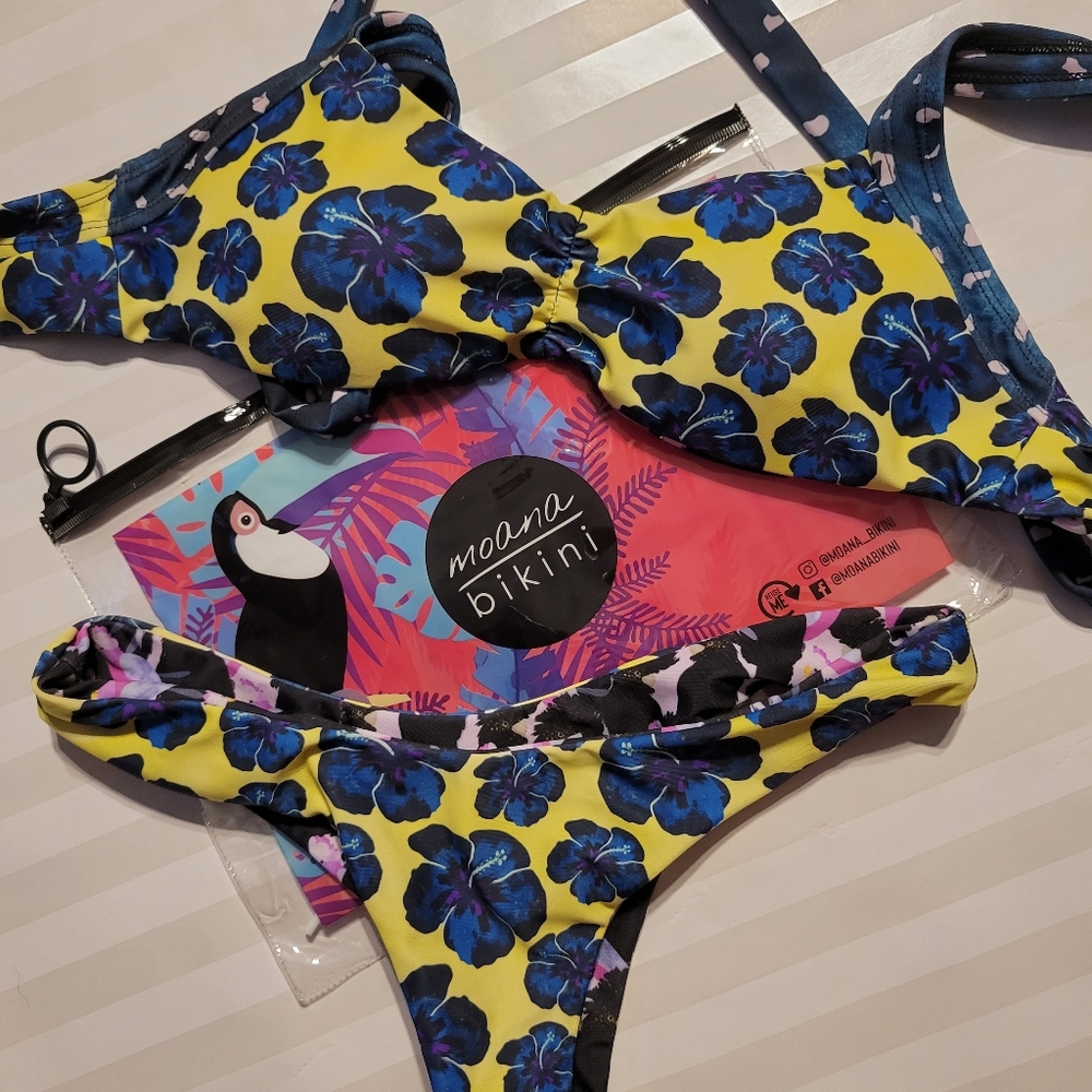 Moana Bikini Confetti padded set